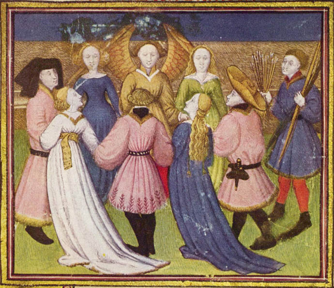 «Роман о Розе» (иллюстрация в рукописи ок. 1420—1430). Австрийская Национальная библиотека